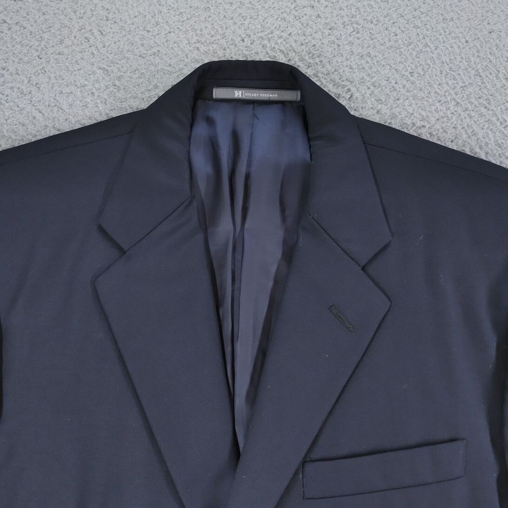 Hickey Freeman Ing Loro Piana Blazer Sport Jacket Mens 41 R Navy Blue 100% Wool - Picture 6 of 16